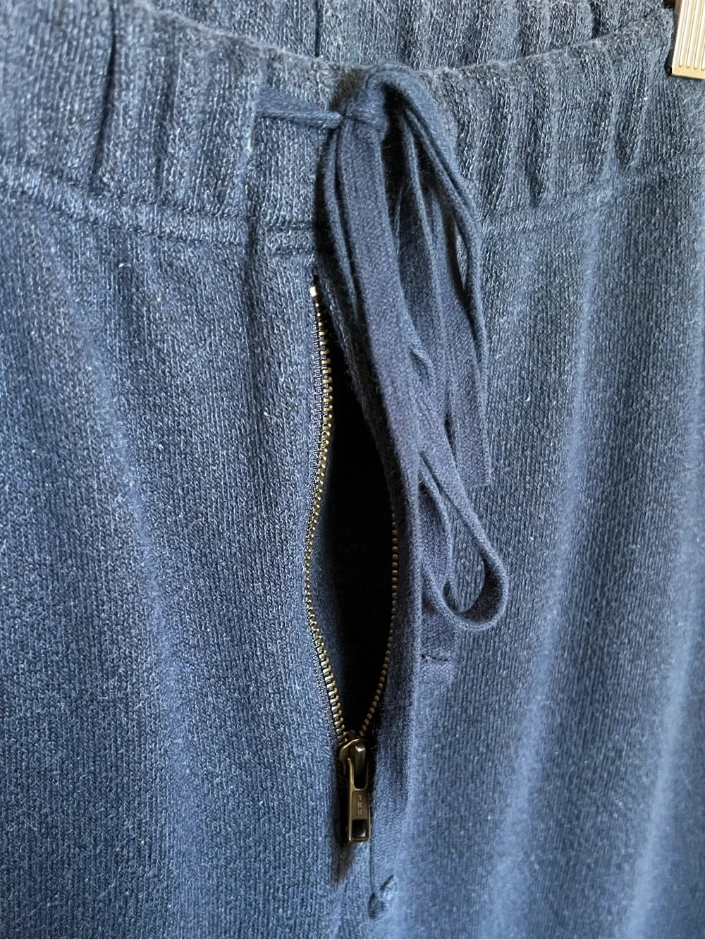 L Orvis Cotton Blend Blue Sweatpants